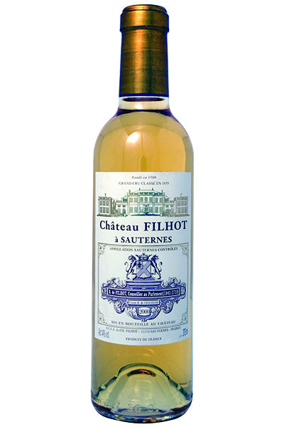 Chateau Filhot, Sauternes, Graves, Bordeaux, France, 2015 (Half Bottle)