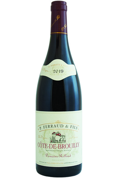 Cote-de-Brouilly, Domaine Pierre Ferraud, Burgundy, France, 2019