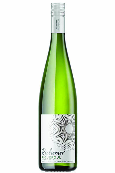 Piquepoul, Vin da Oc, Henri de Richemer, Cotes de Thau, Languedoc, France, 2022