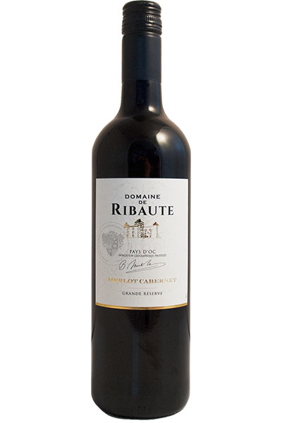 Merlot Cabernet ,Grande Reserve, Domaine de Ribaute, Regional France, France, 2023